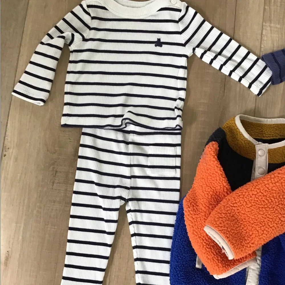 Baby Gap Top Pants Set , Bundle 0-3 /-3-6-/Jacket Old Navy
